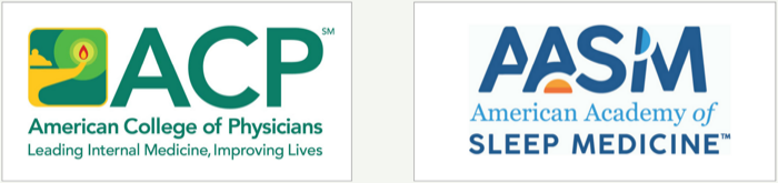 American Academy of Sleep Medicine and American College of Physicians logos